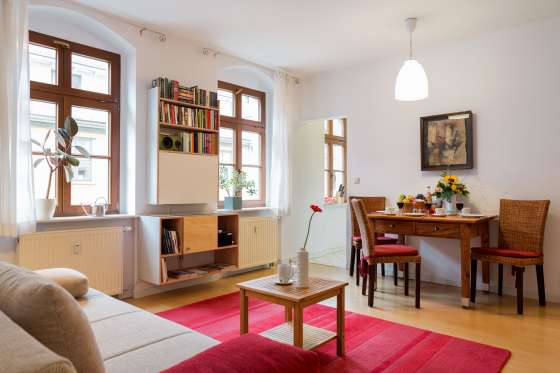 Wohnzimmer, Zugang Küche