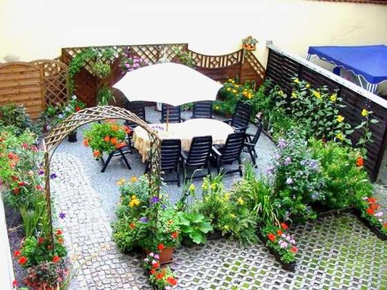 Garten, Blick aus Gästezimmer